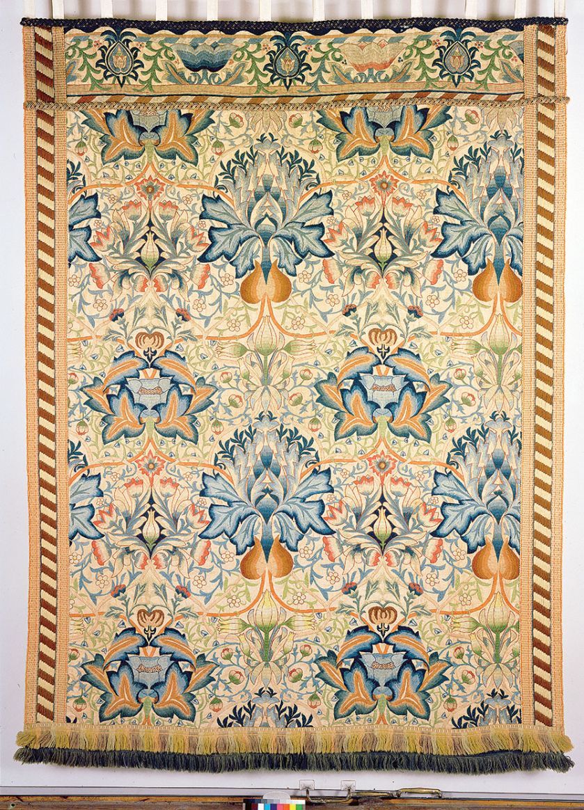 William Morris, makata z motywem karczocha, 1877 r.