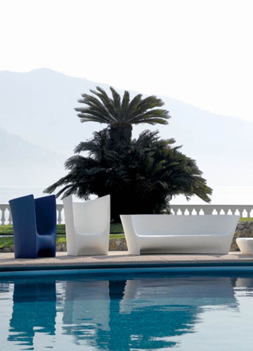 Meble ogrodowe Grand Plie. Projekt Ludovica i Roberto Palomba.