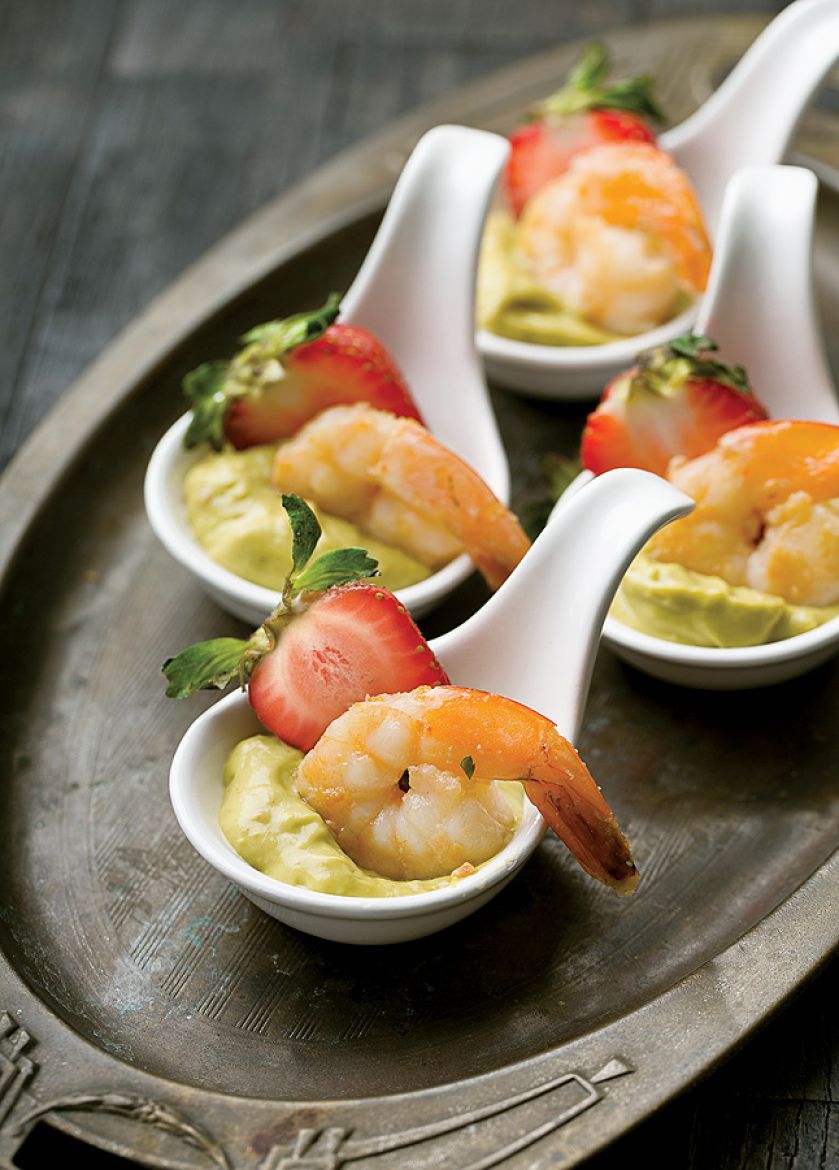 Krewetki z guacamole. Szybkie przekąski na letnie przyjęcie