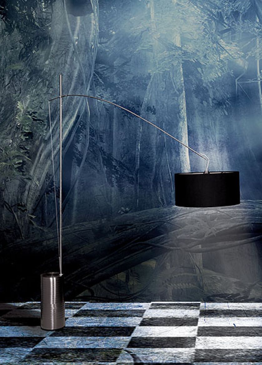 Ponad dwumetrowa Tonale Black firmy Max-Light ze szczotkowanego metalu kosztuje 2890 zł. ELEKTROMAG lighting