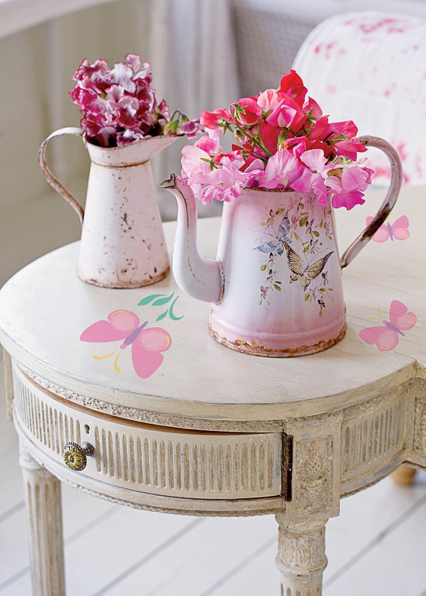 Wzór sprawdzi się w rustykalnych i prowansalskich wnętrzach.