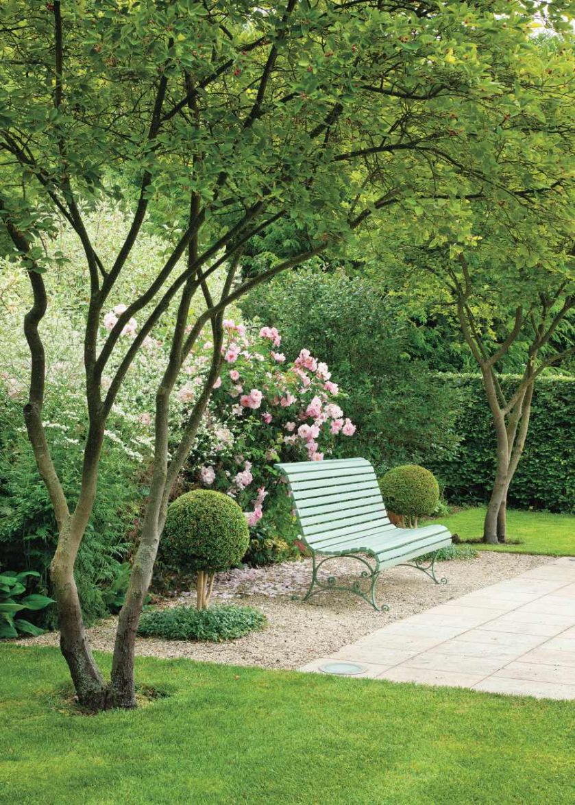 Strumyk dopełnił dzieła, ogród miejscami wygląda jak dżungla