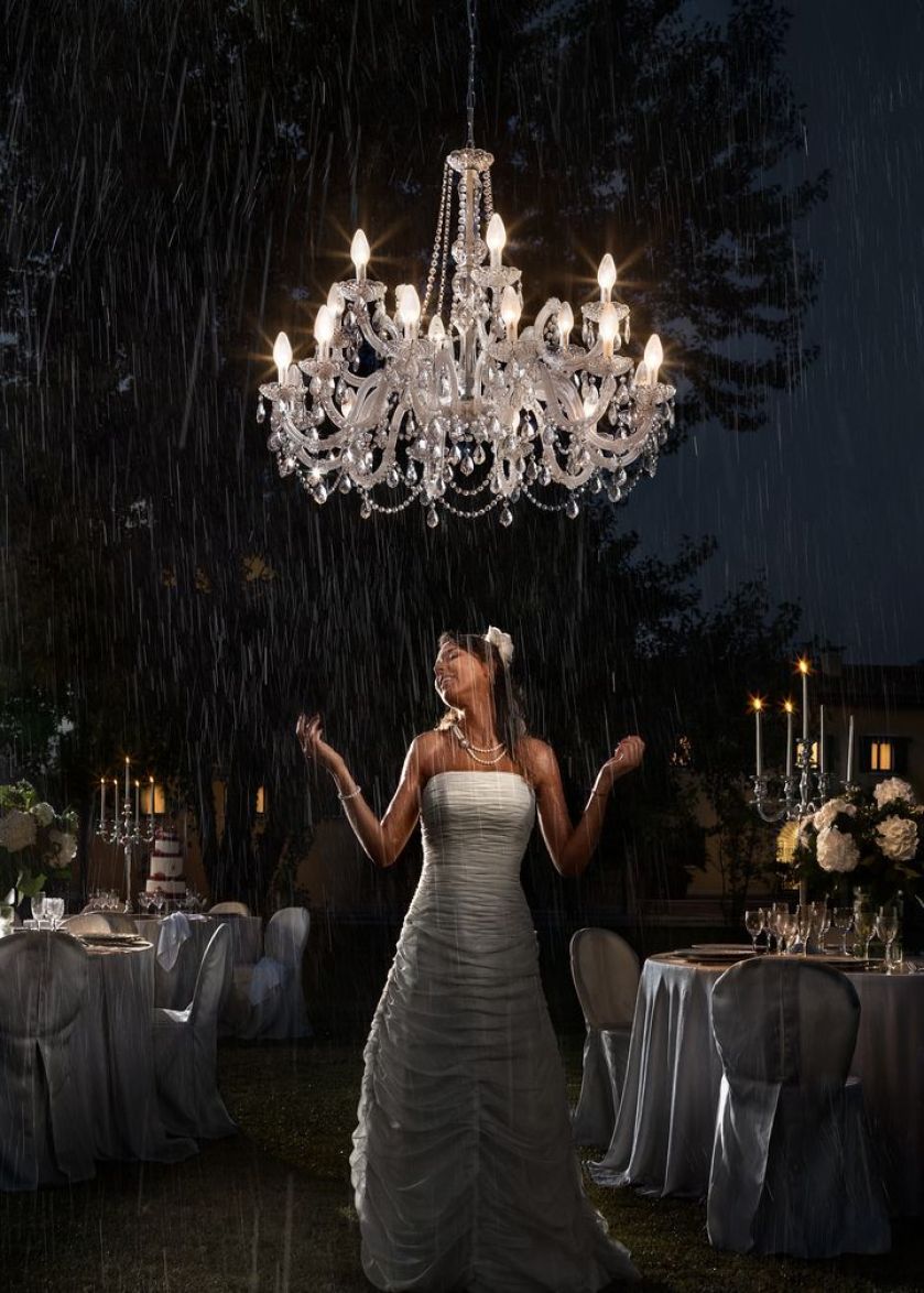 Żyrandol Drylight od Masiero. Zdjęcie: Luminosfera