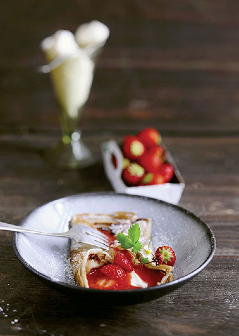 Naleśniki z truskawkami