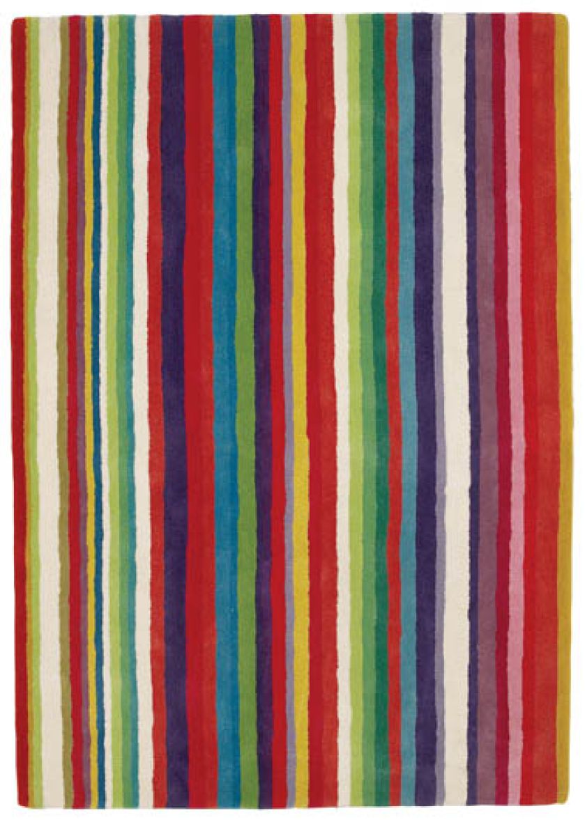 Niemal jak łowicki pasiak. IKEA. Dywany skradzione naturze