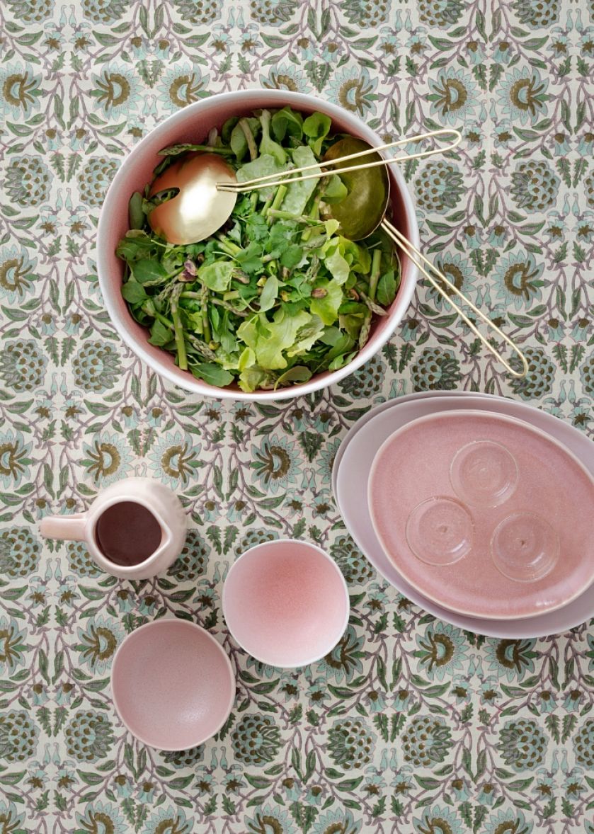 ceramiczne miseczki różowe