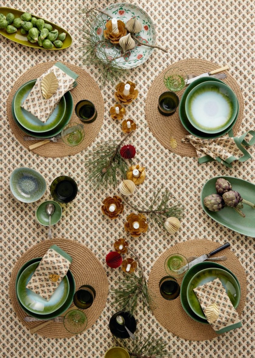 dekoracja stołu na święta bożego narodzenia