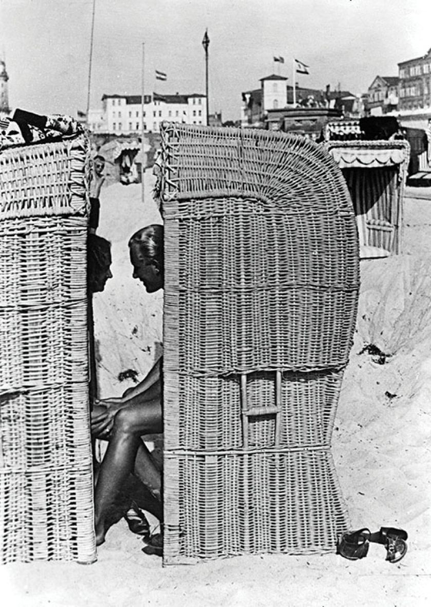 Scena na plaży, Strandleben, 1930 r.