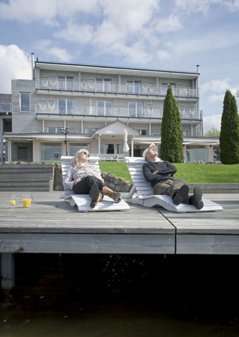 Hotel powstał w starym budynku po szkole.