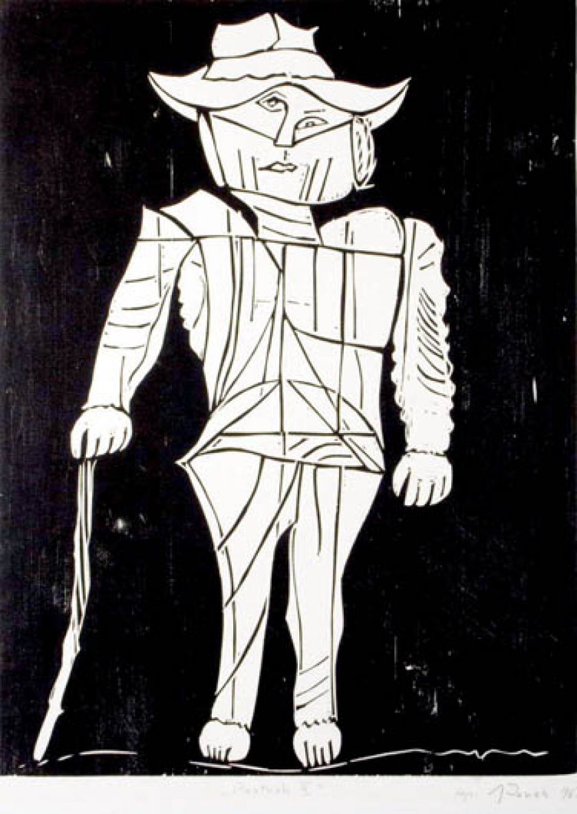 Jerzy Panek, Pastuch II , 1960 r., Medium