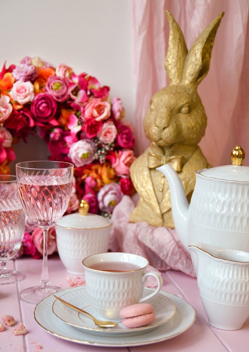 dekoracja stołu wielkanocnego