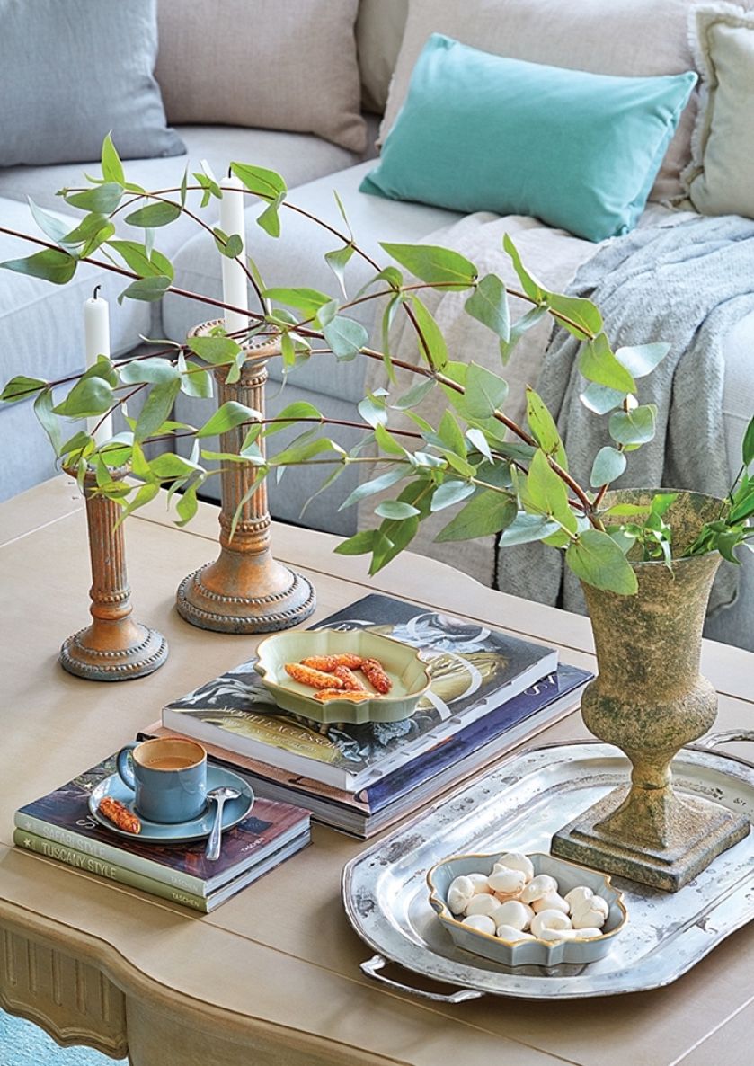 taca ozdobna na stolik