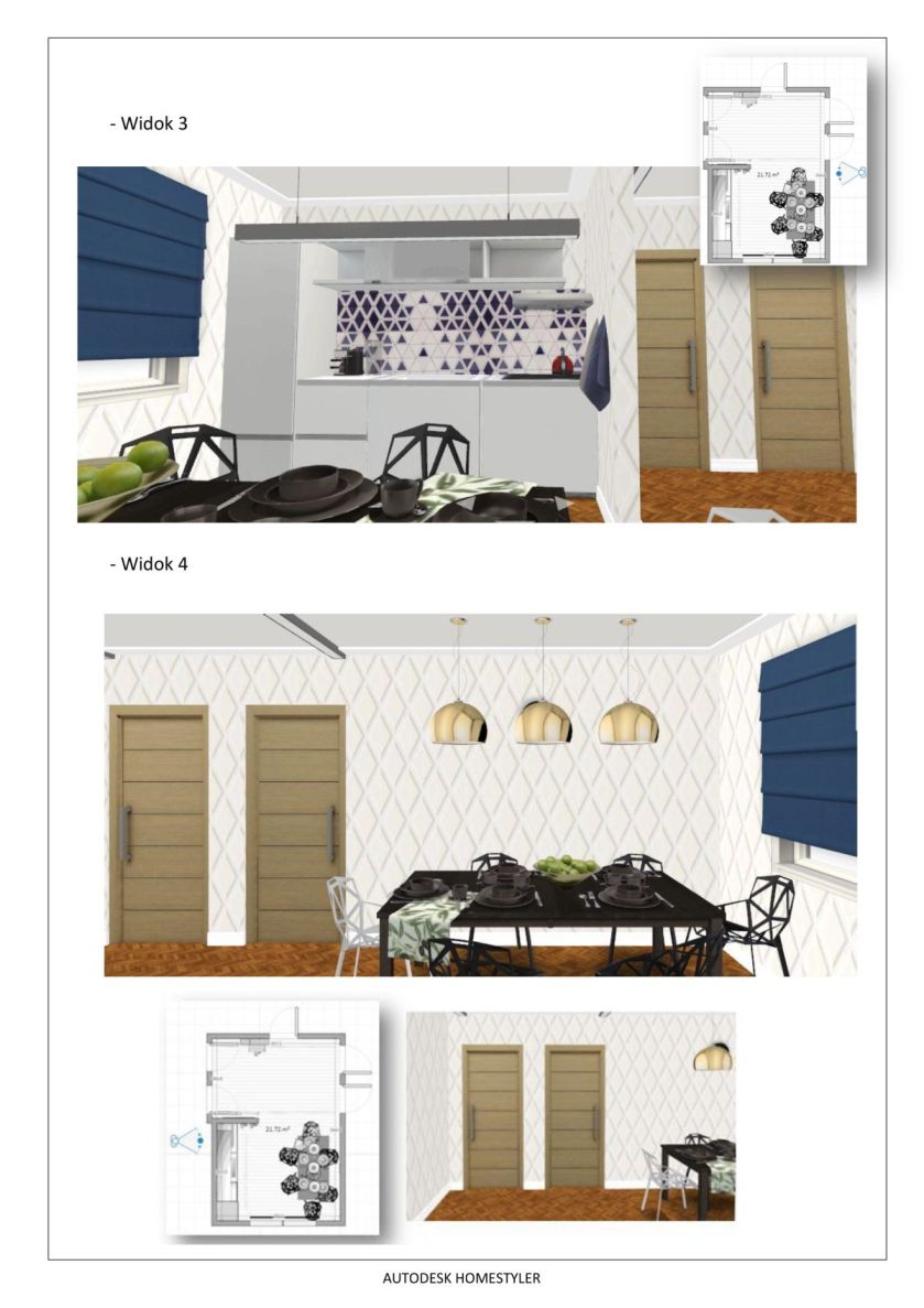 Michalina Boguszewska - projekt. Poznajcie laureatki kursów projektowania wnętrz Creatora