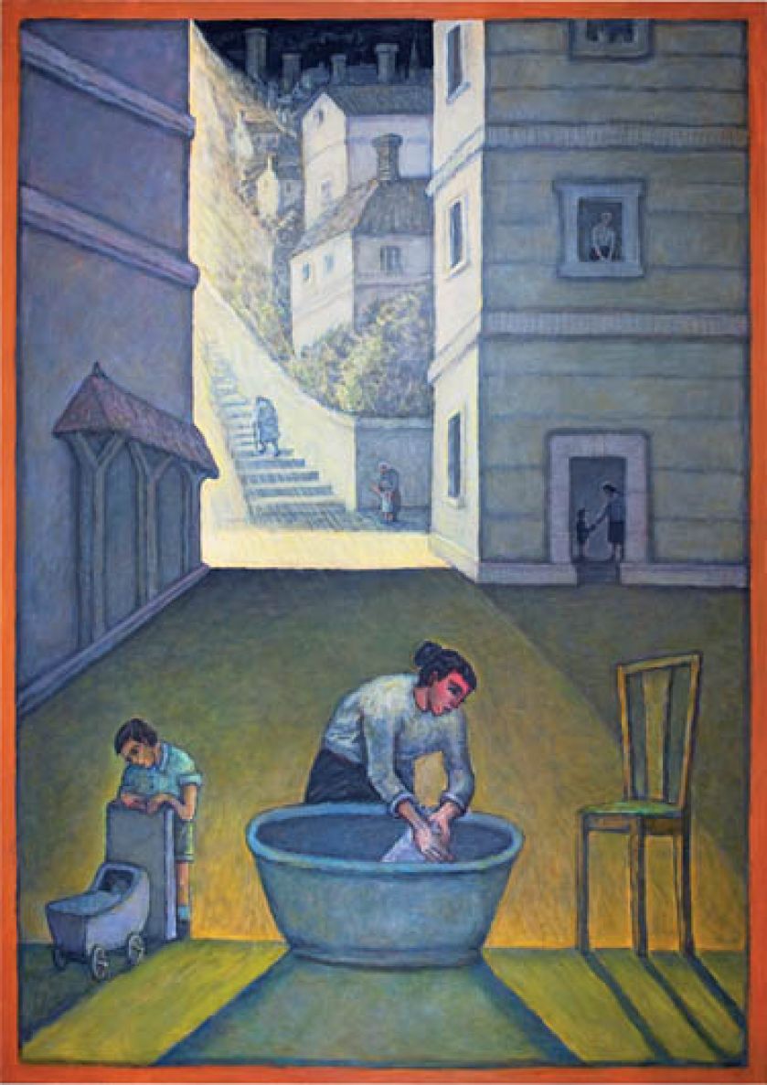 Andrzej Podkański, z cyklu Podwórka