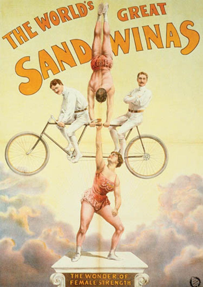 Plakat The World s Great Sandwinas , Adolph Friedlander, 1905 r. Fot. Corbis