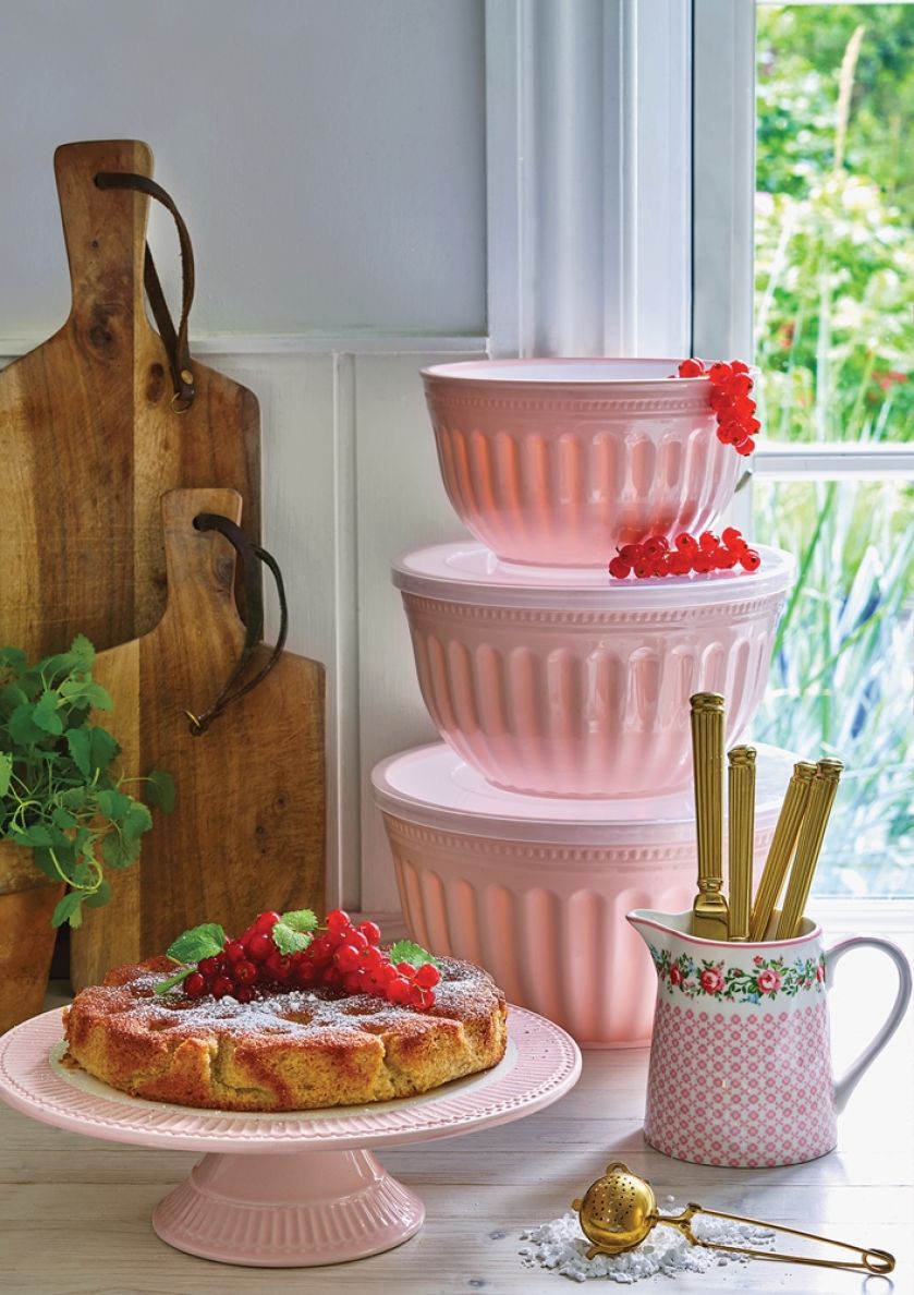 różowe dodatki do kuchni