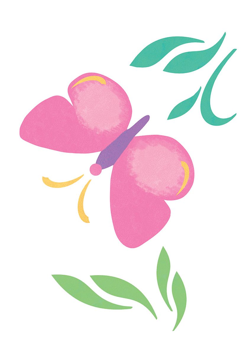 To, jakie kolory będzie miał motyl, zależy tylko od wyobraźni i stylu wnętrza.