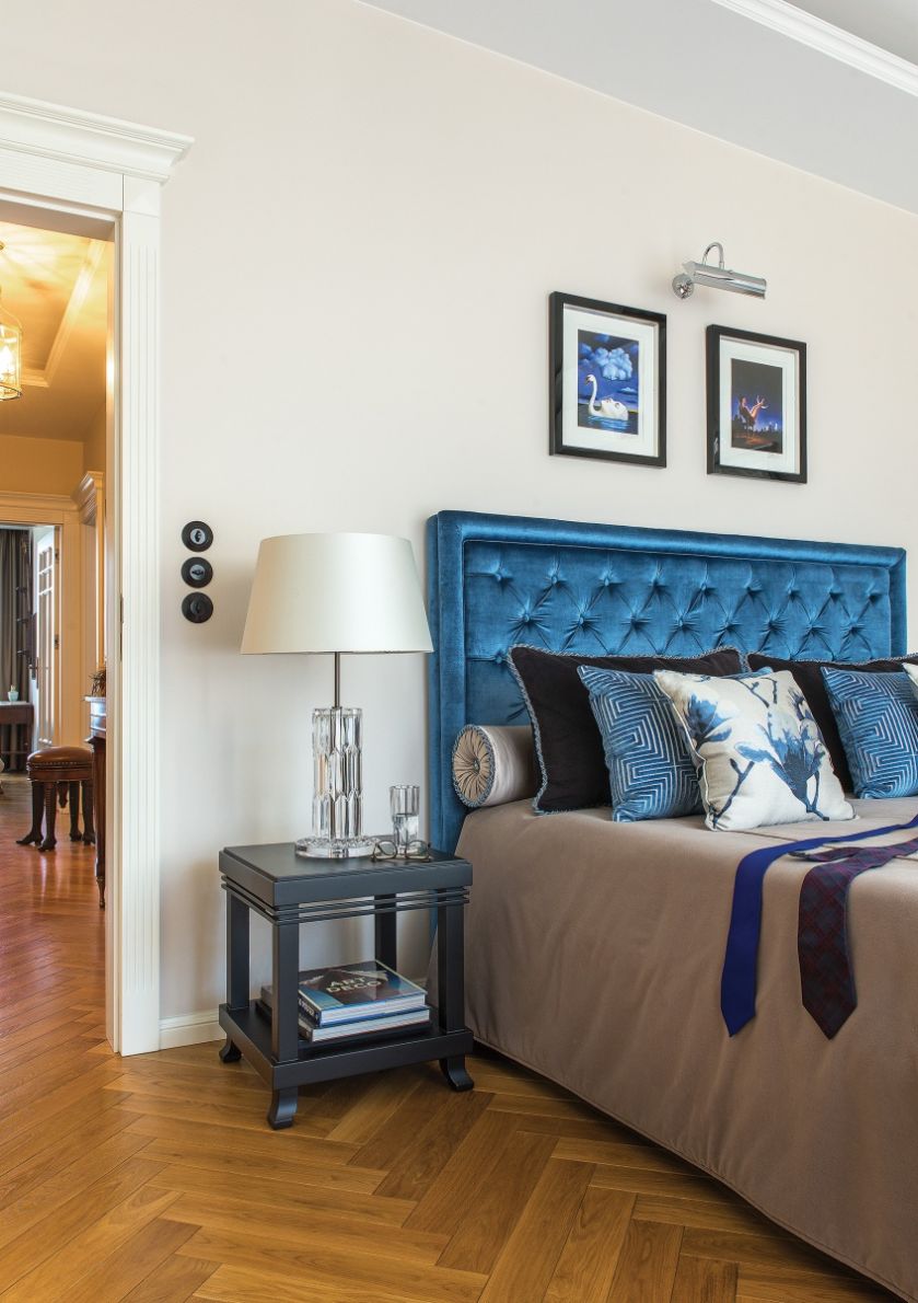 sypialnia w stylu art deco