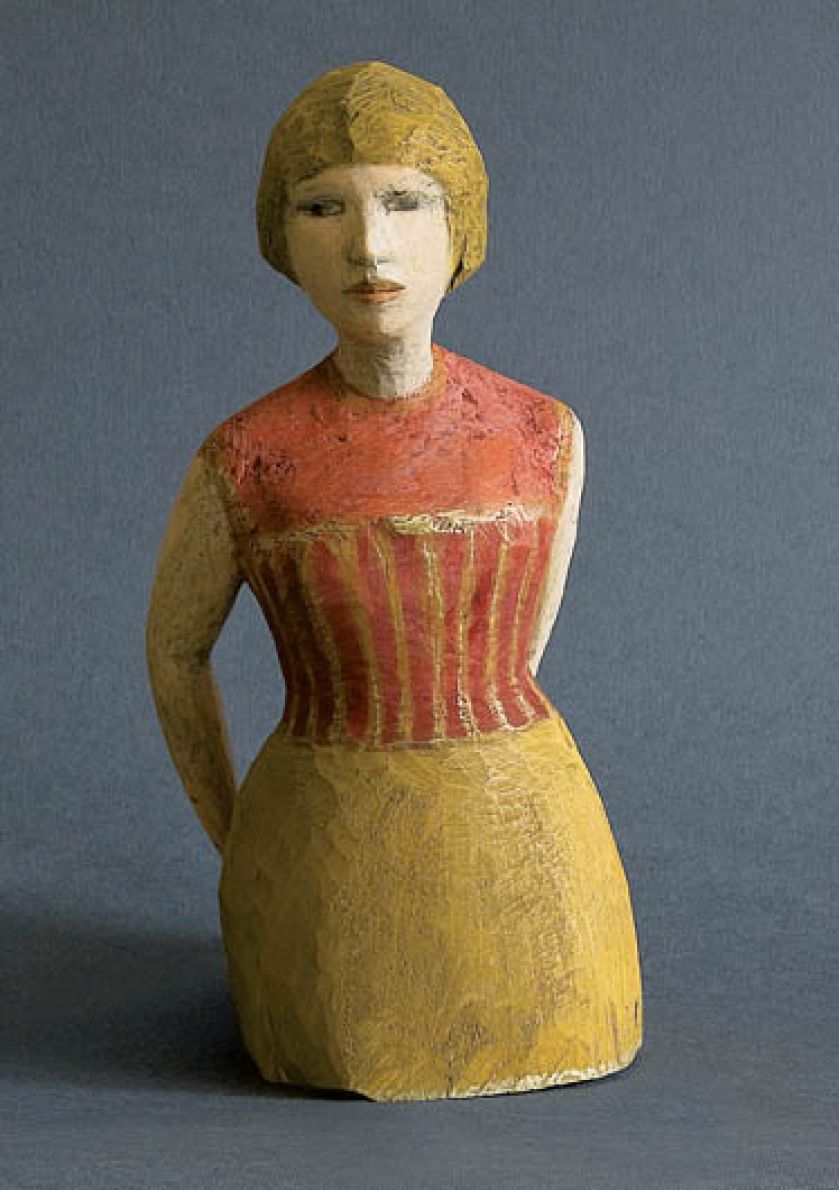 Rzeźba Sylwi Żebrowskiej. Rzeźby zadumane