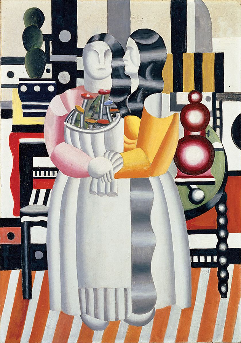 Fernand Léger Dwie kobiety z bukietem , 1921 r.