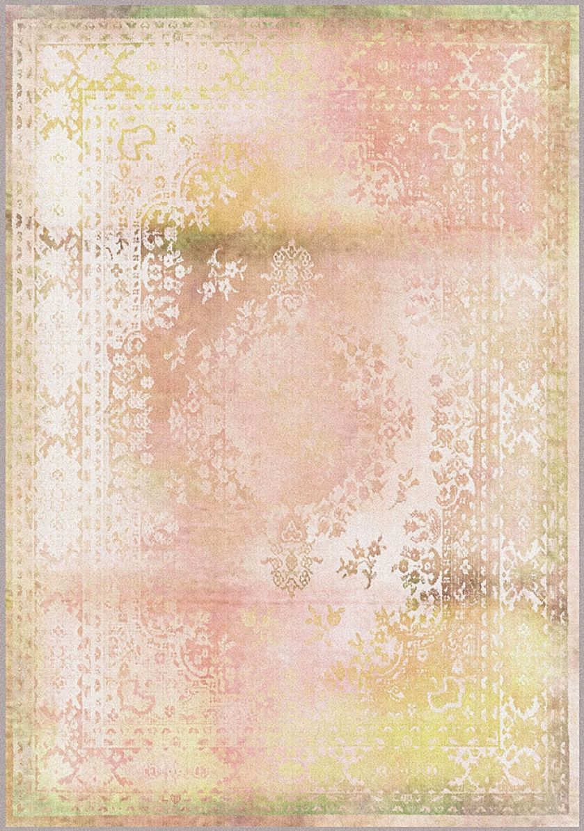 dywan orientalny różowy