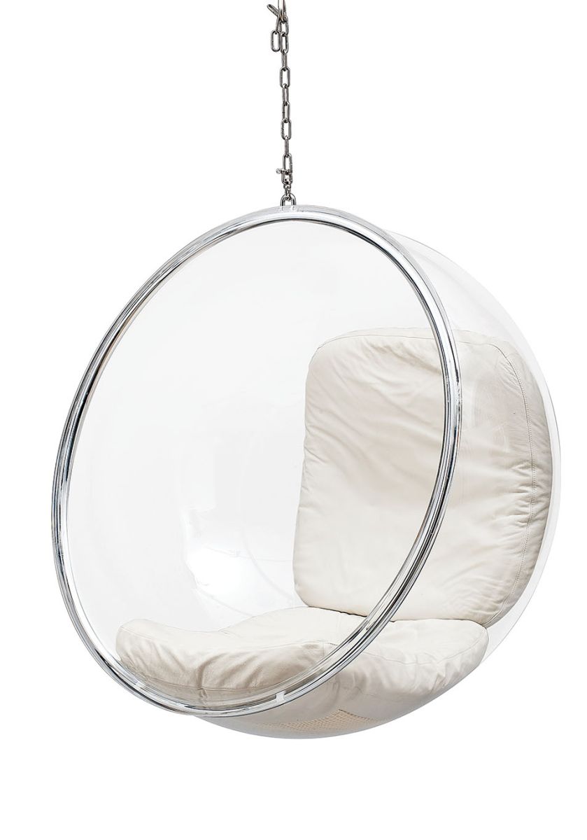 Bubble Chair, 1968 r. Eero Aarnio: Ball Chair, czyli meble na okrągło