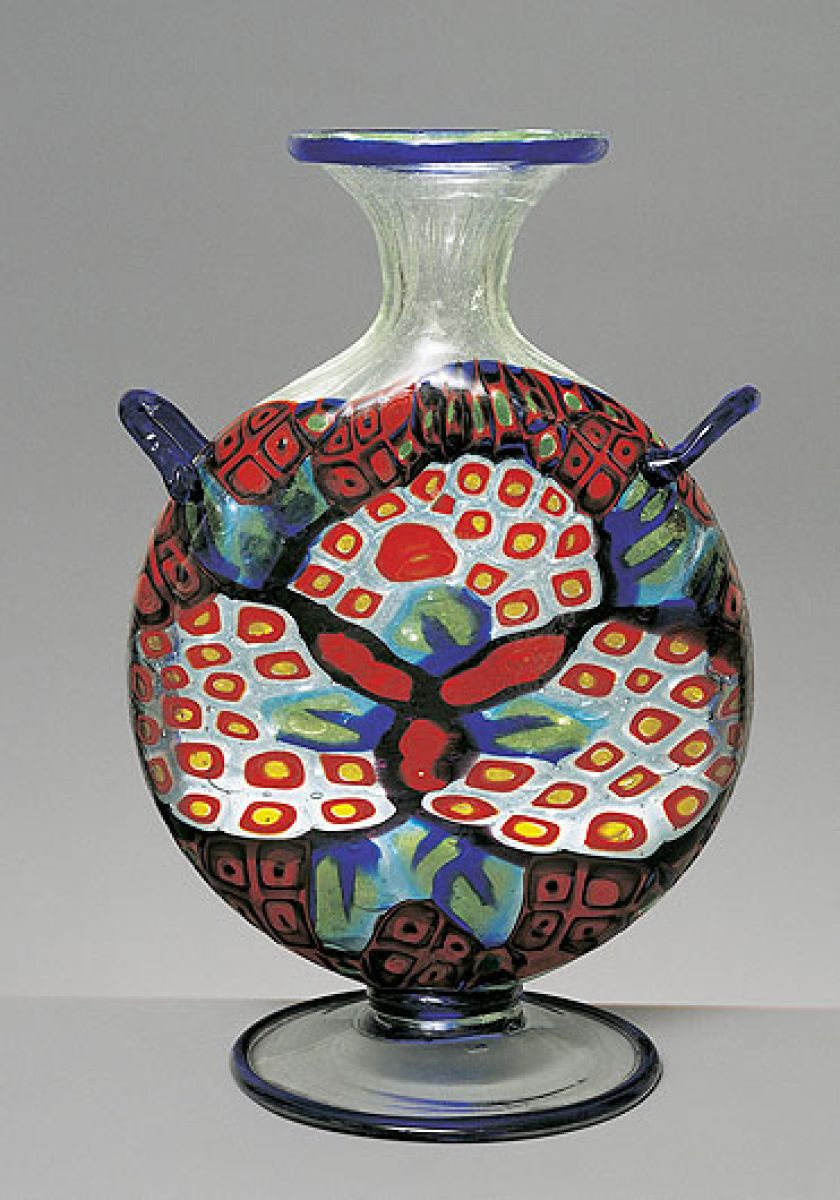 Karafka zaprojektowana przez Umberto Bellottiego dla Manufaktury Artisti Barovier, 1914-16 r.