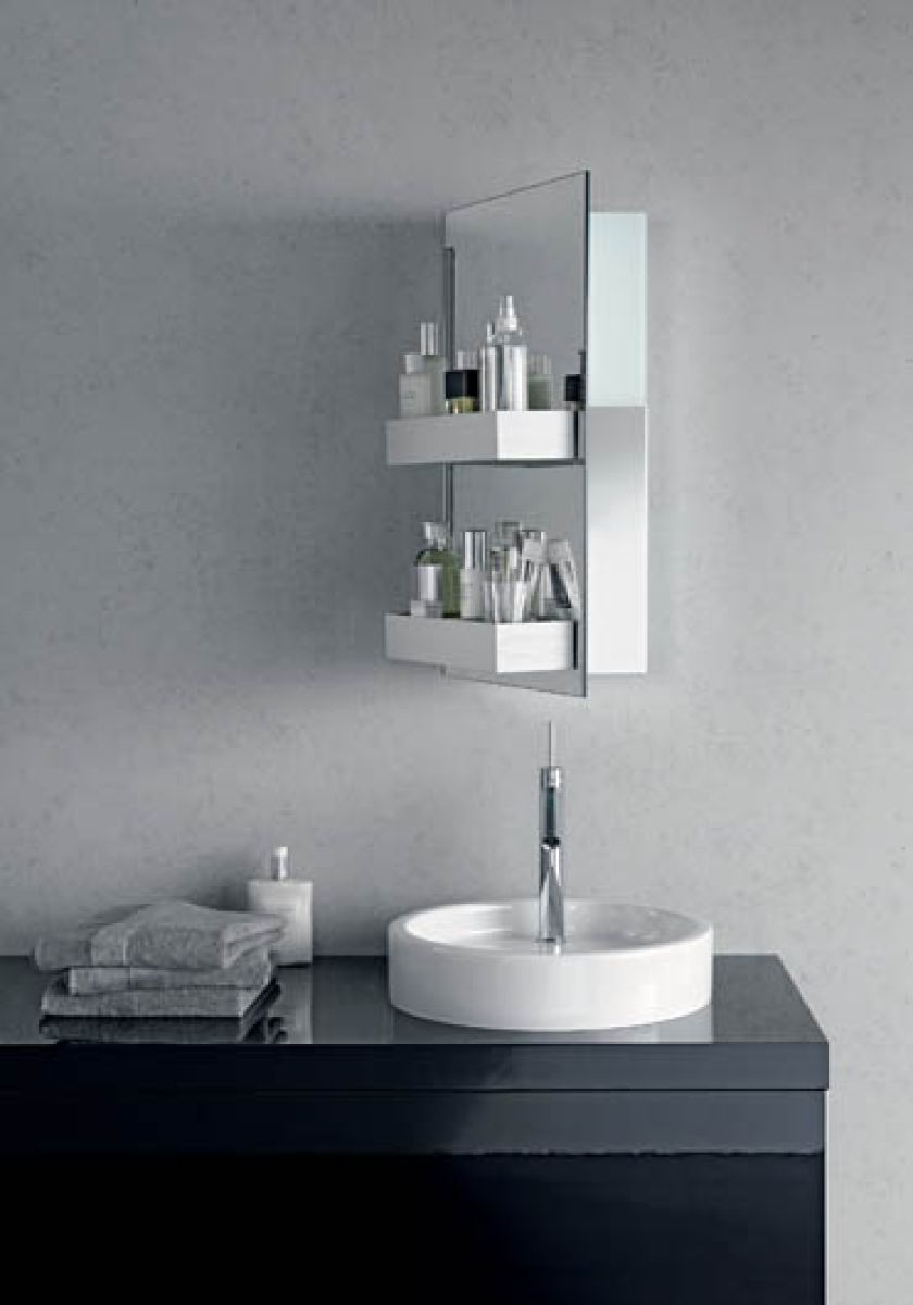 Nowy pomysł na szafkę z lustrem, projekt - Philippe Starck. DURAVIT