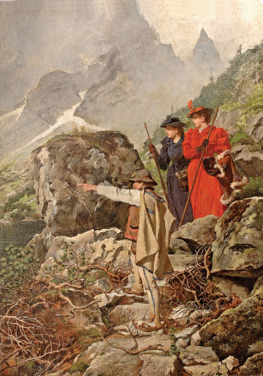 Walery Eljasz-Radzikowski Przy Morskim Oku , 1893 r.