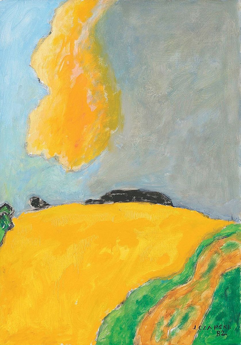 Żółta chmura , 1982 r. Krakowski kopista