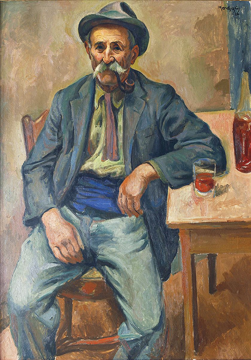 Portret ojca Rose , 1926 r. Maurycy Mędrzycki: poeta prowansalskiego pejzażu