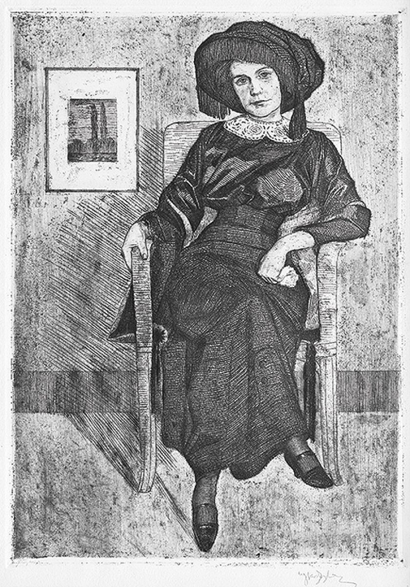 Dama w kapeluszu , 1910 r., Nautilus, 30. Aukcja Dzieł Sztuki z 22 października 2011 r.