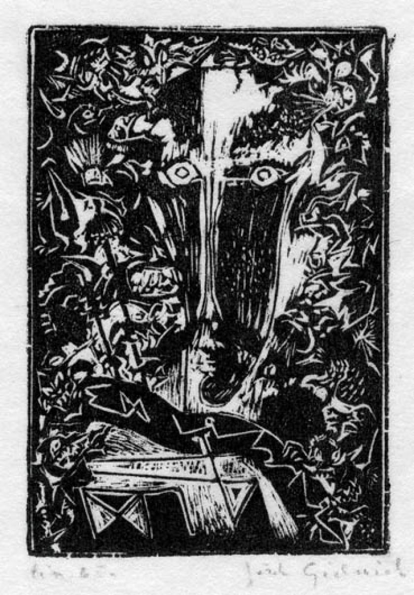 Exlibris Ignacego Witza , 1965 r., NAUTILUS