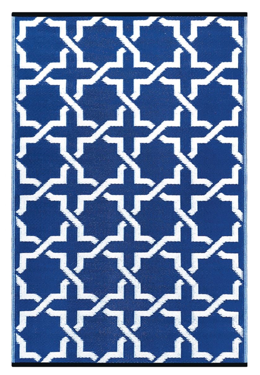 dywan niebieski orientalny