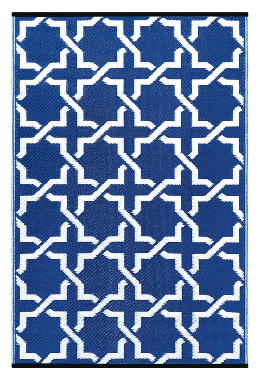 dywan niebieski orientalny