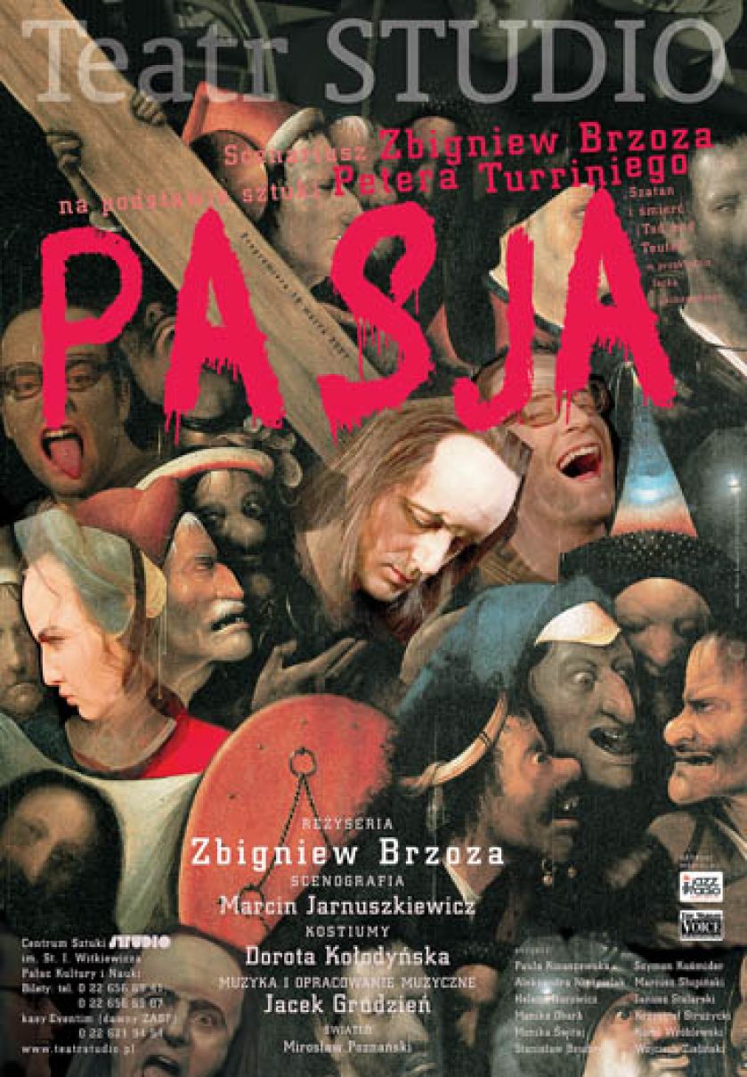 Plakat: Pasja. Profesor od liter