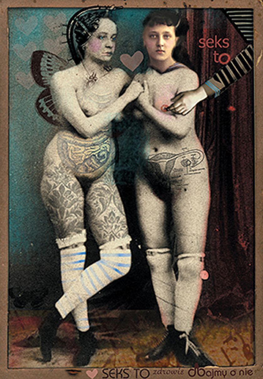 Sex to zdrowie , 2010 r. Kolaże z przeszłości Kai Renkas