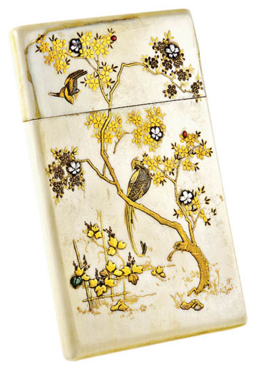 Wizytownik japoński w stylu shibayama, z kolekcji Włodzimierza Hermana, fot. G. Kołodziej i J. Twardowski/JTFOTO.DK