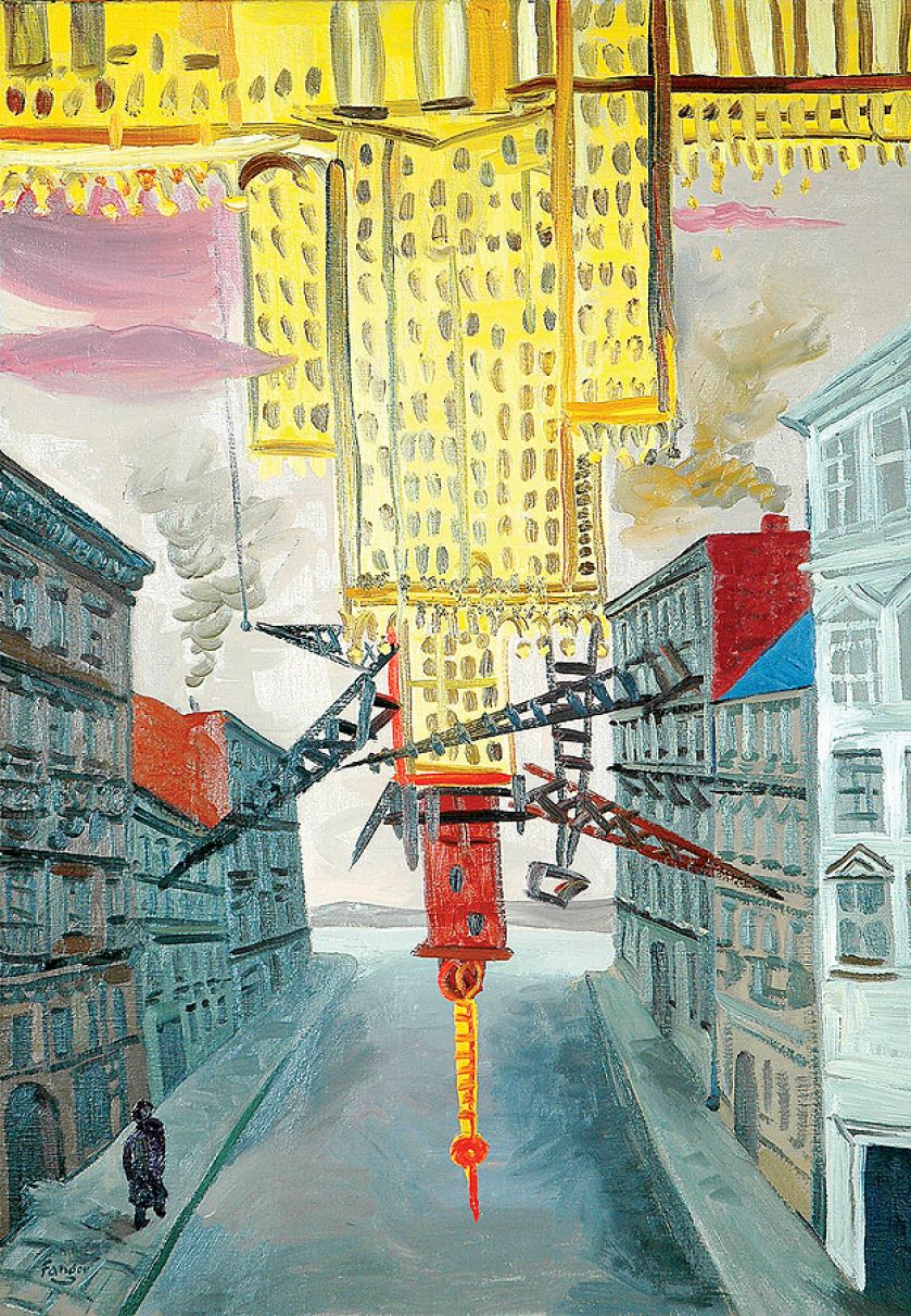 Pałac Kultury , 1953 r. Fangor w przekroju