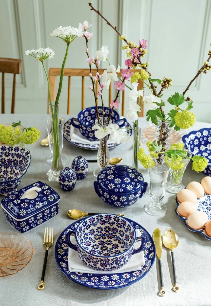 dekoracja stołu na wielkanoc