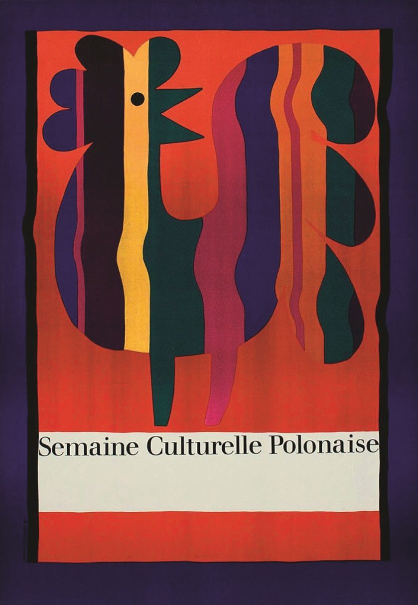 Hubert Hilscher, plakat z okazji Tygodnia Kultury Polskiej, 1972 r.