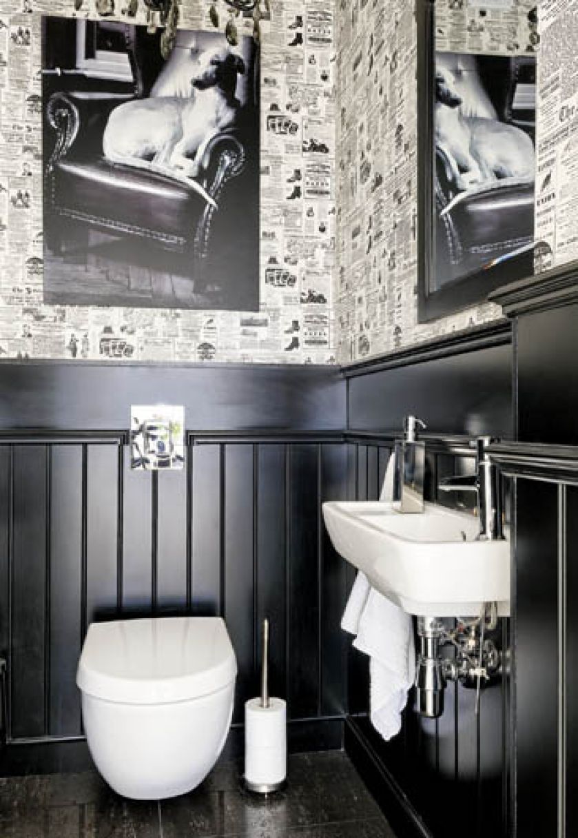 Czerń z bielą, nawet na tapecie. Toskania po polsku