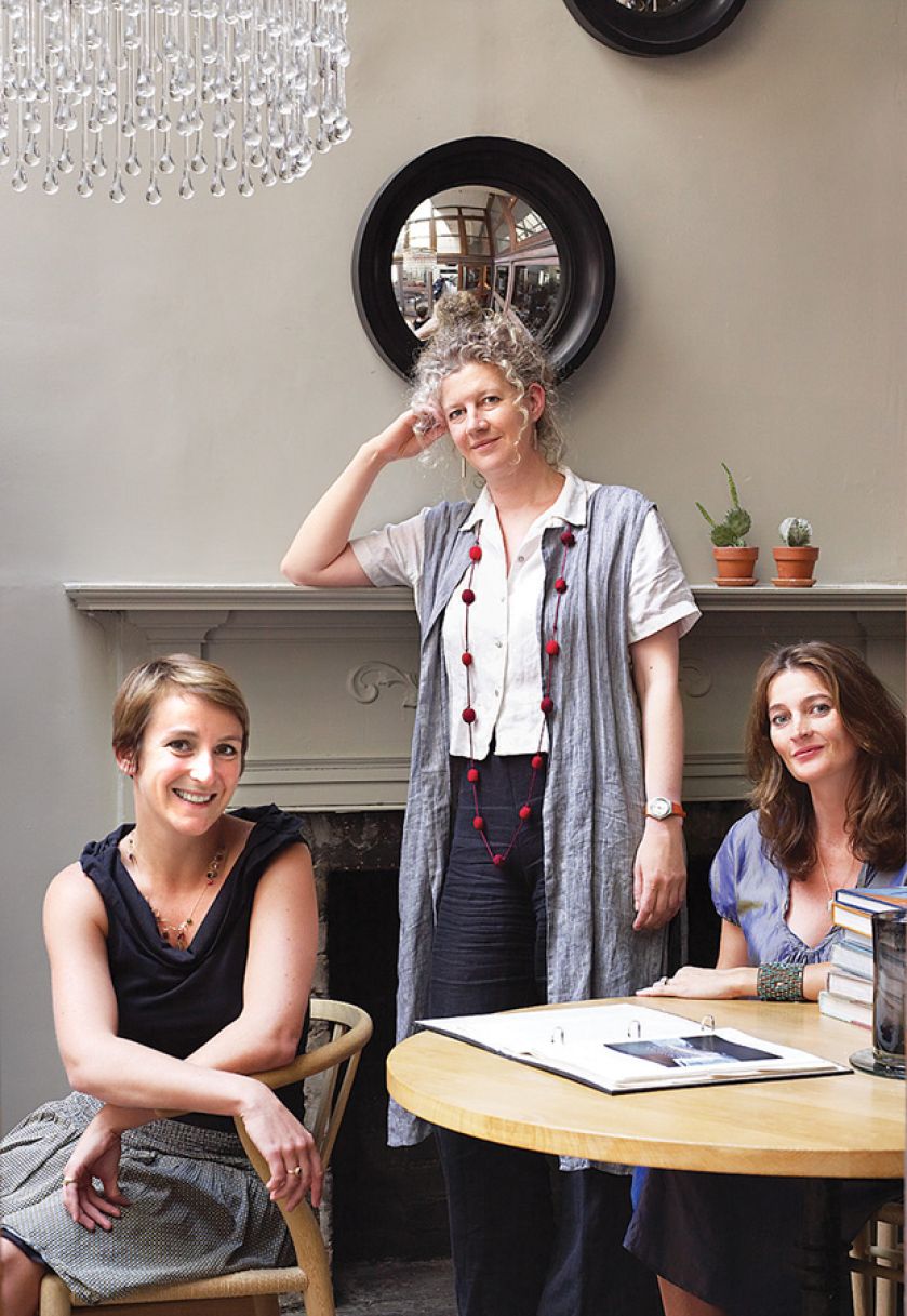 Od lewej: Solenne de la Fauchardiere, Joanna Bibby i Harriet Maxwell Macdonald.