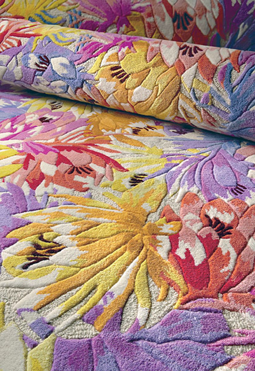 Dywan jak arcydzieło malarza.