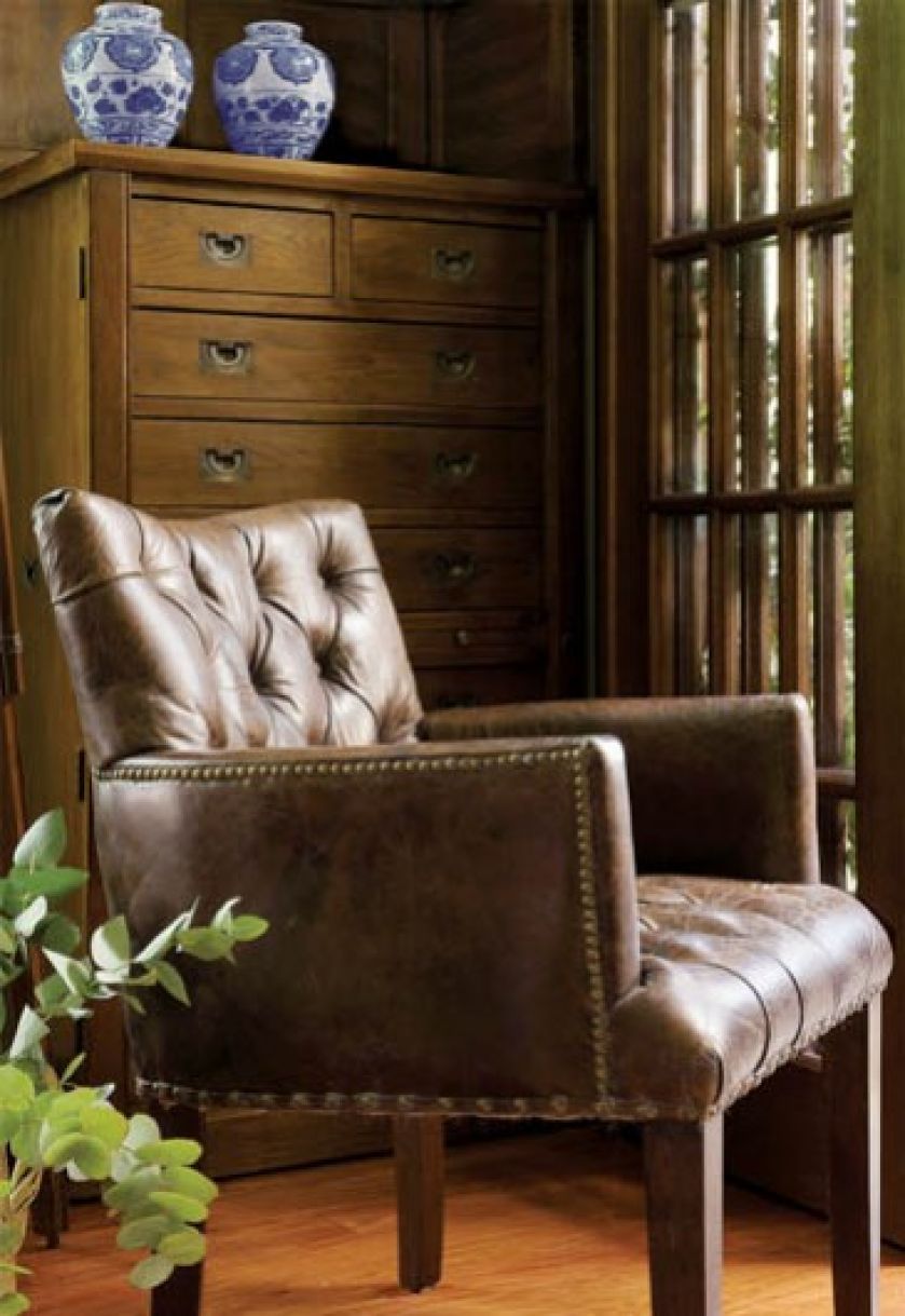 Vintage Collections - skórzany fotel w kolorze Cigar. FABRYKA WNĘTRZ