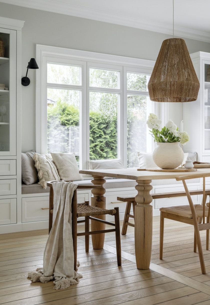 wnętrza w stonowanych kolorach