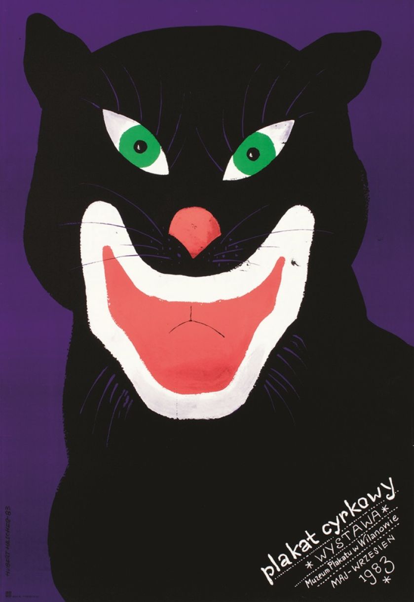 Hubert Hilscher, plakat cyrkowy, 1983 r.