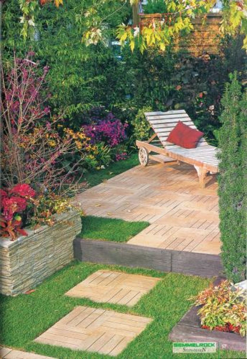 Płyty betonowe Bradstone wyglądają jak sosnowe deski. SEMMELROCK