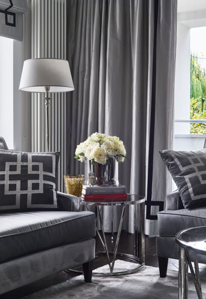 salon w stylu art deco i nowojorskim