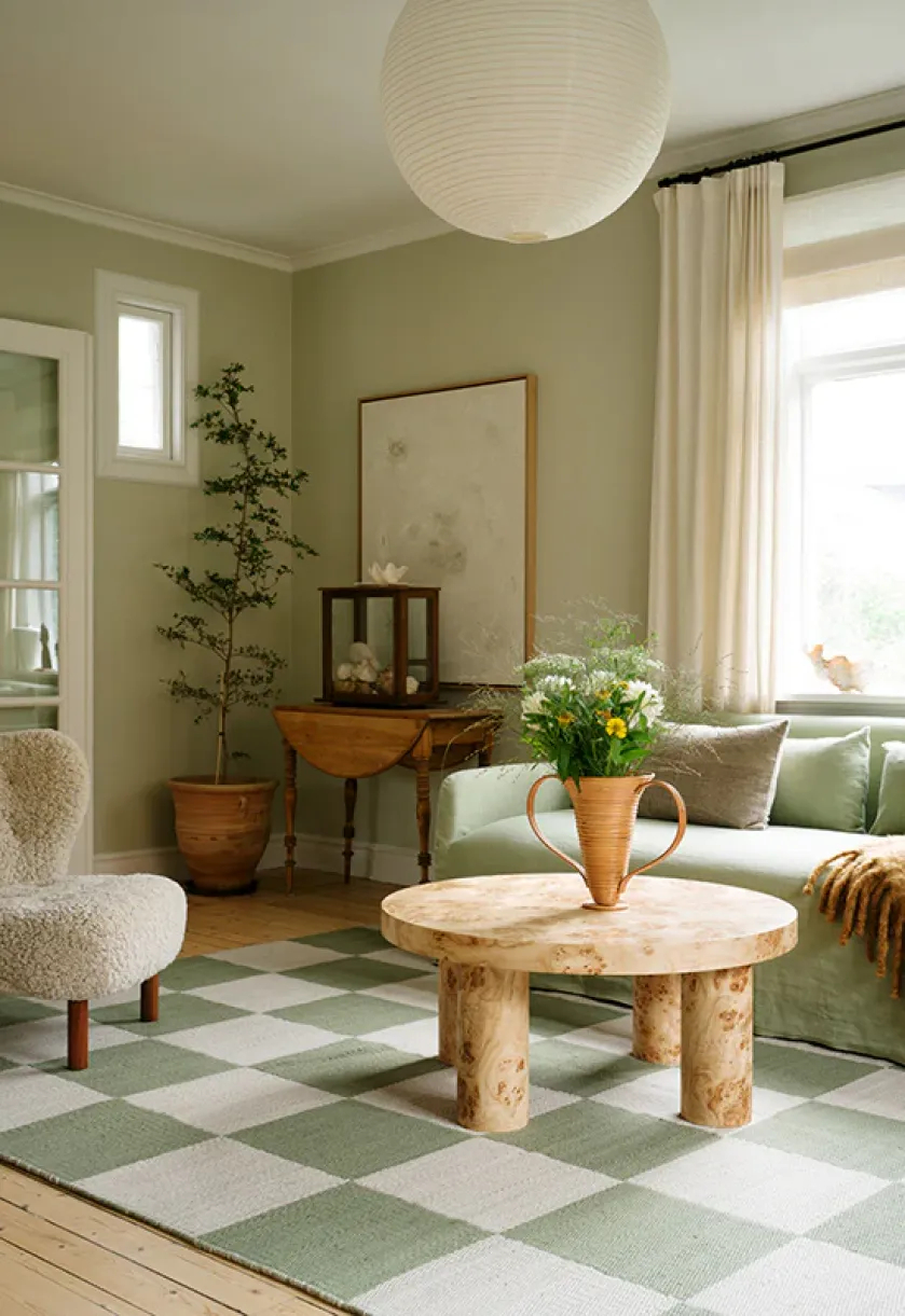 dywan w geometryczne wzory